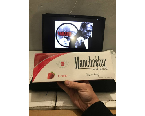 Сигареты "Manchester SS клубника"